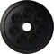 Ekena Millwork Spiral Ceiling Medallion (Fits Canopies up to 4"), Hand-Painted Steel Gray, 25 1/4"OD x 4"ID x 2"P CM25SPSGS - alternate 1